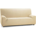 Divano da soggiorno Martina Home Tunez, Copridivano elastico, beige