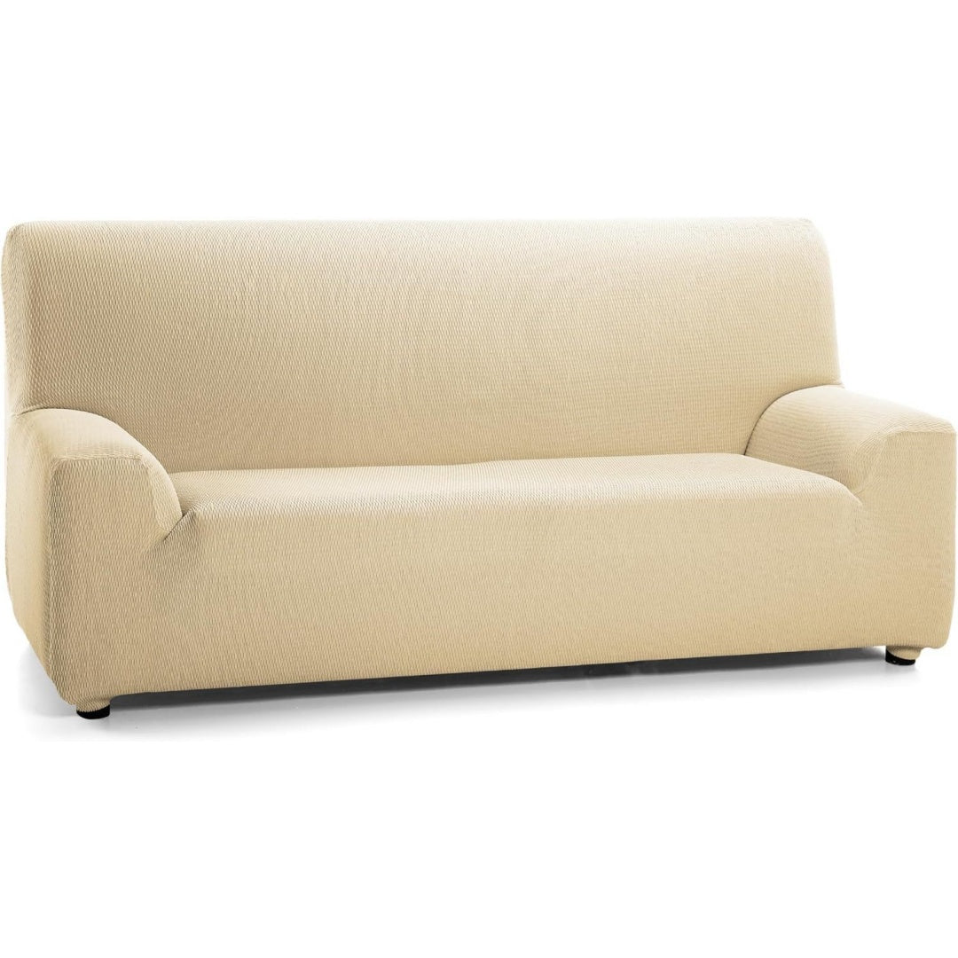 Divano da soggiorno Martina Home Tunez, Copridivano elastico, beige