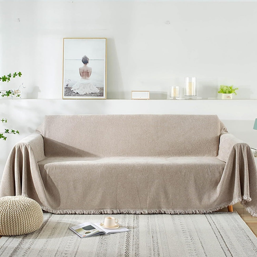 Divano da soggiorno Coperta Divano Dell'asciugamano Sofa Sofa nero
