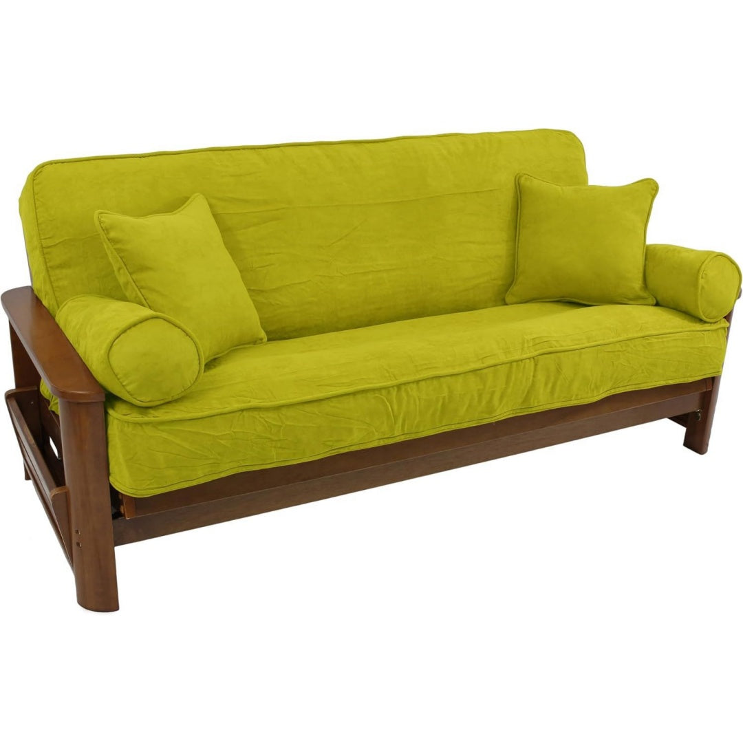 Fodere coprifuton Blazing Needles Solid microsuede doppio nero